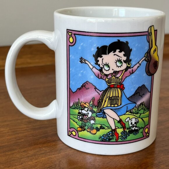 Betty Boop "Sound of Music" Maria Film Mug 1997 King Features Simson Giftware - Picture 3 of 11